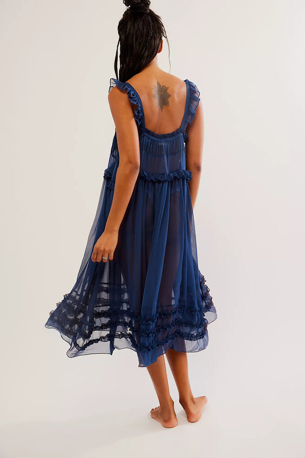 Intimately Free People Moon Phase Midi Slip Dress
