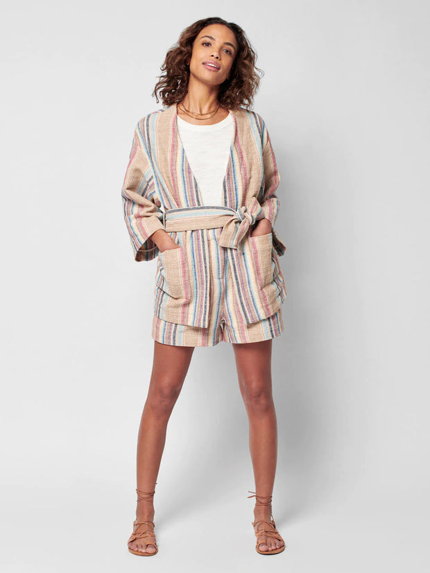 Faherty Mykonos Jacket Surfrider Striped Top M