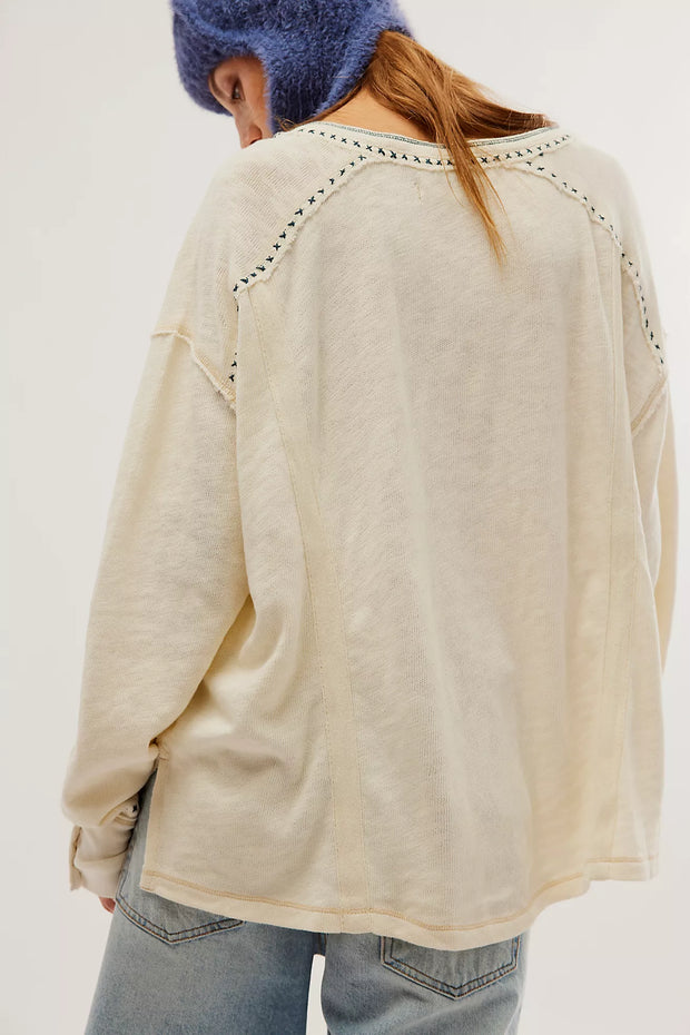 Free People We The Free Taylor Henley Tunic Top