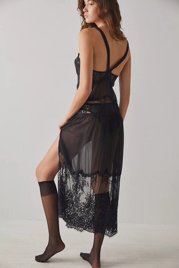 Intimately Free People Under My Spell Slip Midi Dress