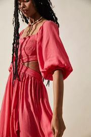 Free People Free-est Cross My Heart Maxi Dress M