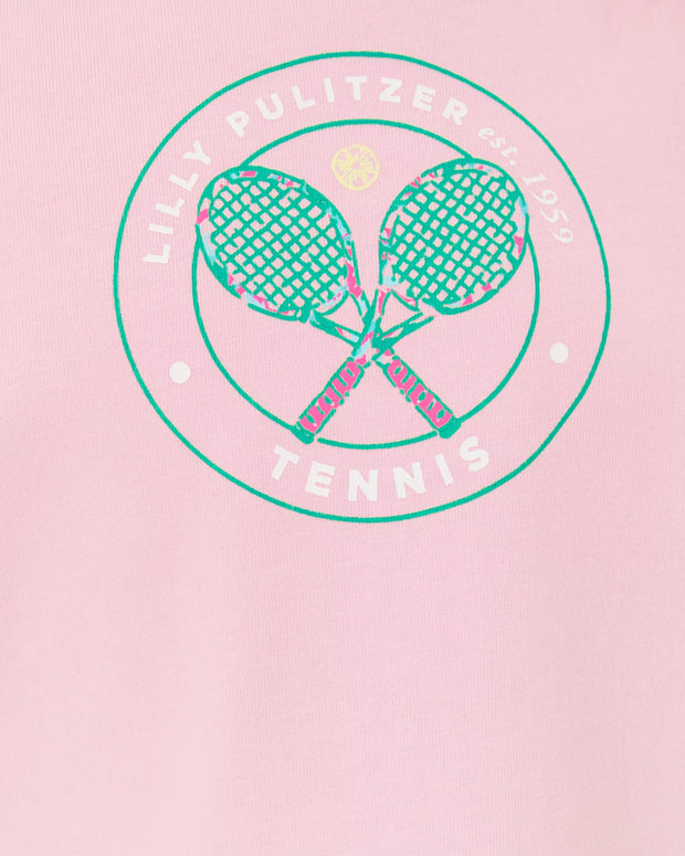 Lilly Pulitzer Luxletic Girls Mini Rally Tee Top S