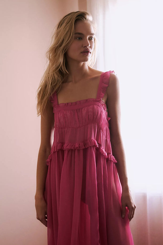 Intimately Free People Moon Phase Midi Slip Dress