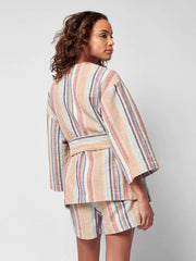 Faherty Mykonos Jacket Surfrider Striped Top M