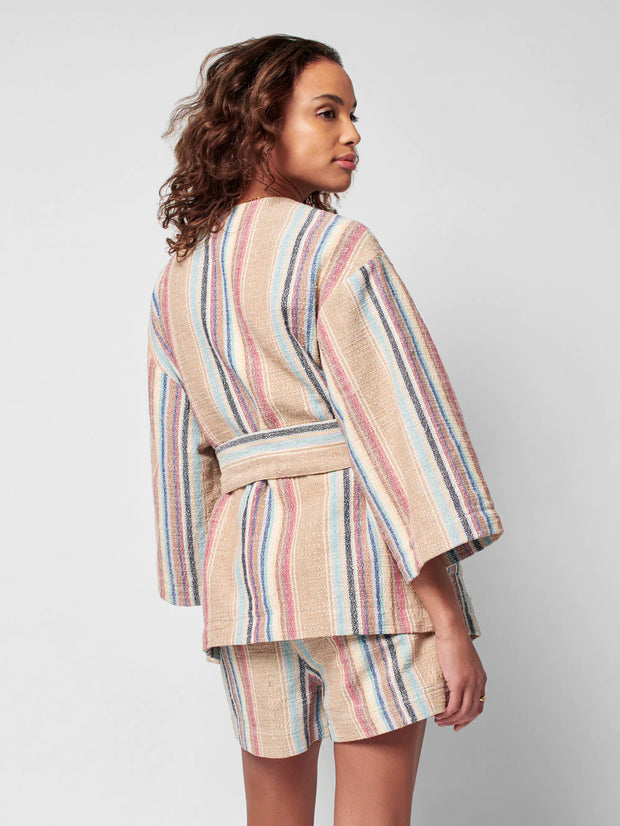 Faherty Mykonos Jacket Surfrider Striped Top M