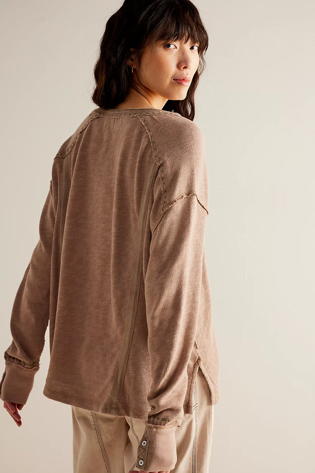 Free People We The Free Taylor Henley Tunic Top