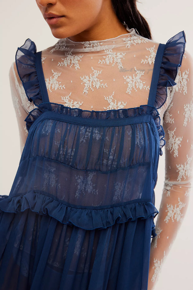 Intimately Free People Moon Phase Midi Slip Dress