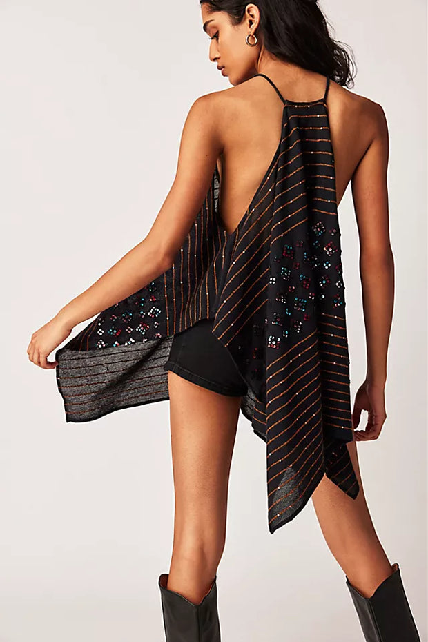 Free People Ibiza Haze Tank Tunic Top