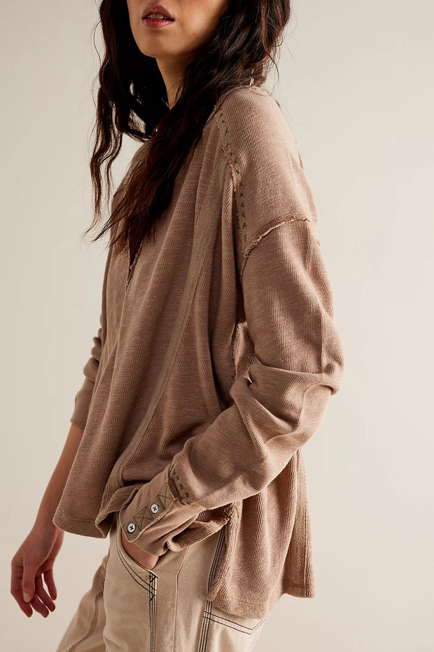 Free People We The Free Taylor Henley Tunic Top