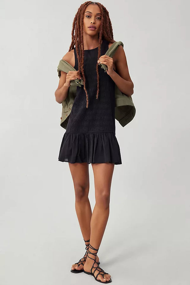 Daily Practice by Anthropologie Prix Smocked Mini Dress