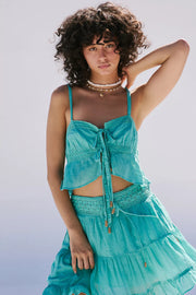 Free People Free-est Zaria Tank Top & Mini Skirt Set