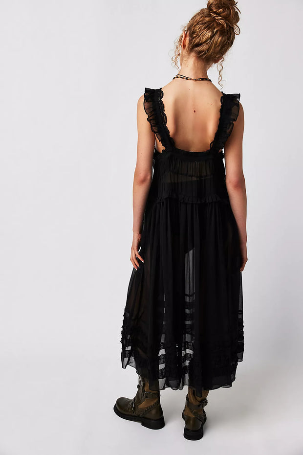 Intimately Free People Moon Phase Midi Slip Dress