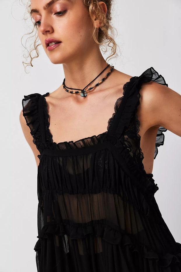 Intimately Free People Moon Phase Midi Slip Dress