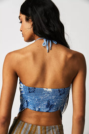 Free People FP One Raya Bandana Blouse Top