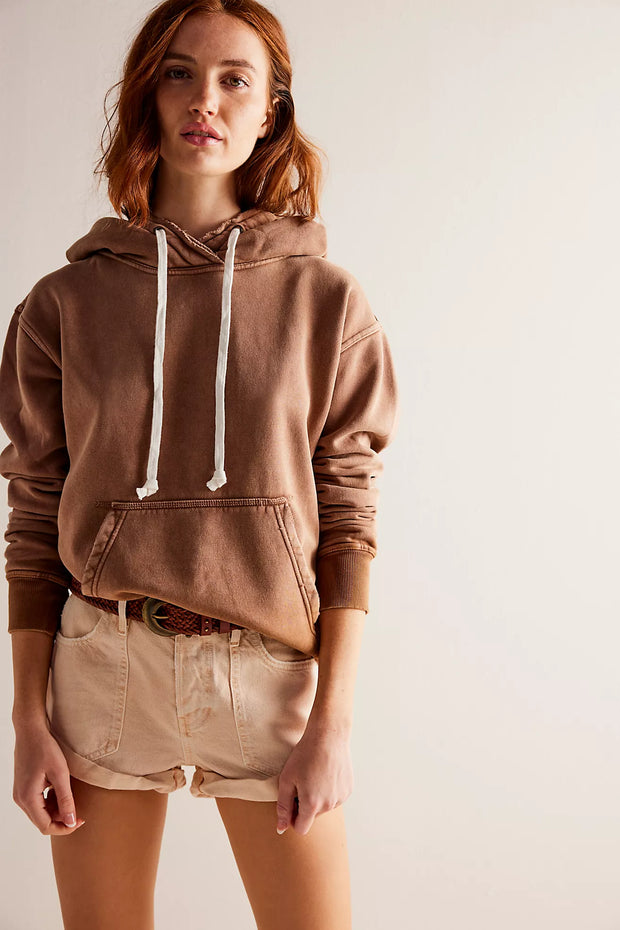 Free People We The Free Zuma Hooded Sweatshirt Top
