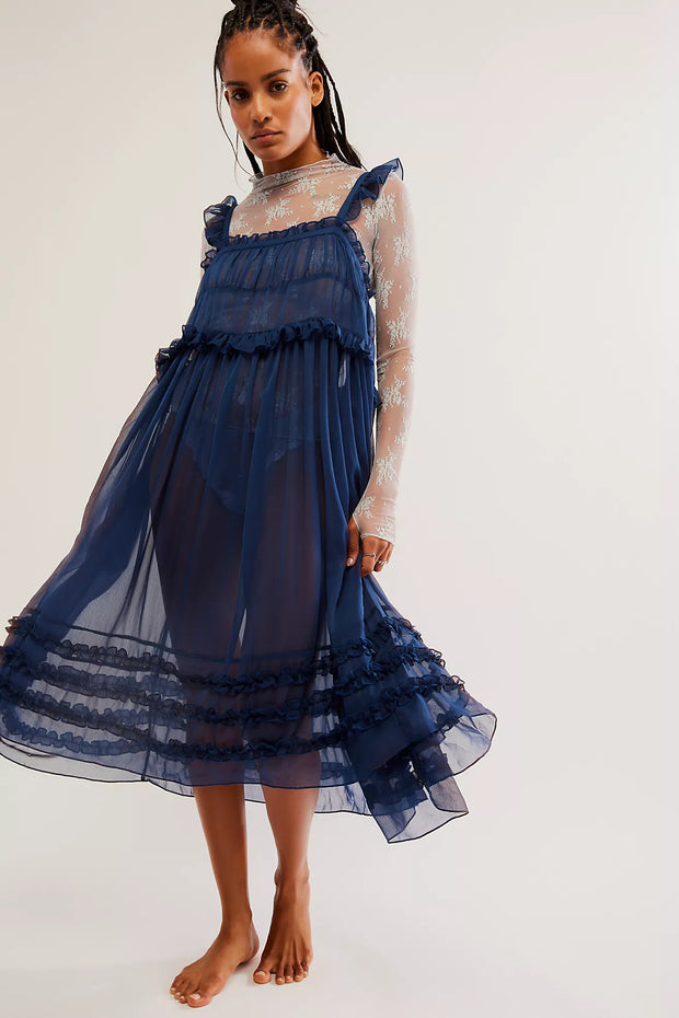 Intimately Free People Moon Phase Midi Slip Dress