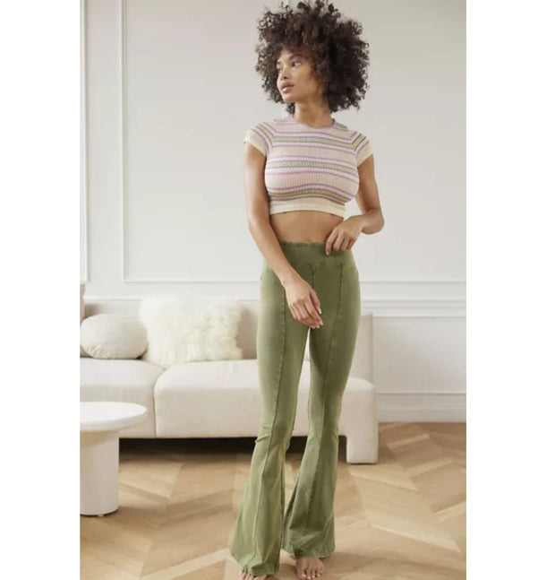 Out From Under Urban Outfitters Aria Seamed Flare Pants