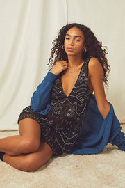 Intimately Free People Arya Embellished Slip Mini Dress S