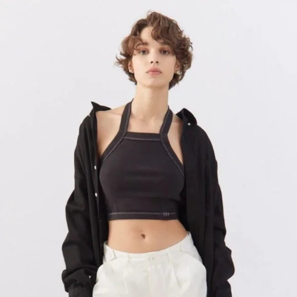 BDG Urban Outfitters Dazi Halter Crop Top S