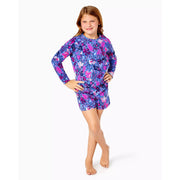 Lilly Pulitzer Girls Luxletic Mini Emmaline Ireland Top