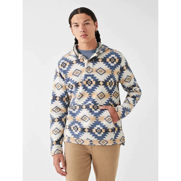 Faherty Men's DGF Knit Pacific Hoodie Pullover