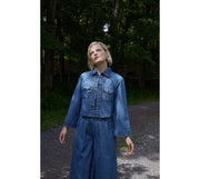Merlette Verne Buttondown Denim Jacket Top