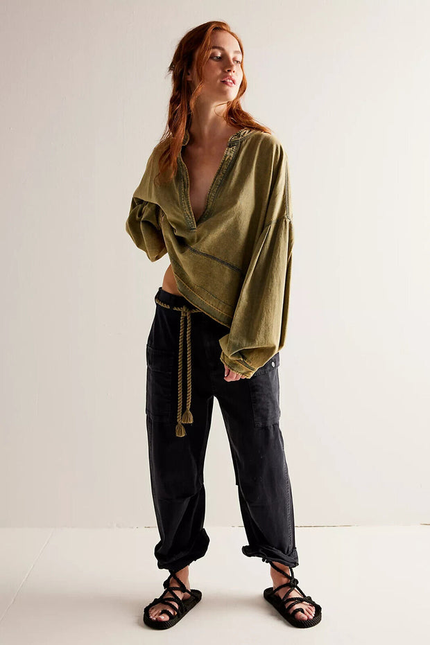 Free People We The Free Mending Heart Barrel Pants