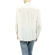 Nili Lotan Daniel Pintucked Cotton-Voile Shirt Top