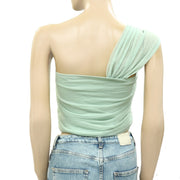 Maeve Anthropologie Tulle Bow Cropped Top L