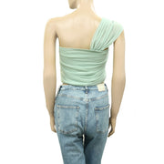 Maeve Anthropologie Tulle Bow Cropped Top L