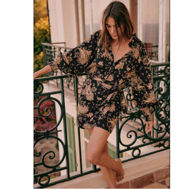 Sezane Capri Shirt Mini Dress M