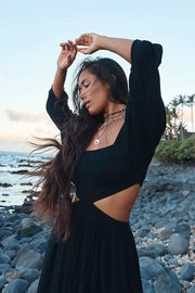 Free People Free-est Cross My Heart Maxi Dress S