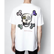 Zadig & Voltaire Men's Tobias Skull Paint Print T-Shirt