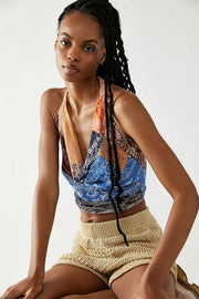 Free People Laila Cropped Tank Top