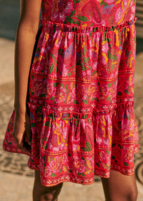 Sézane X Farm Rio Gabriela Mini Dress S-36
