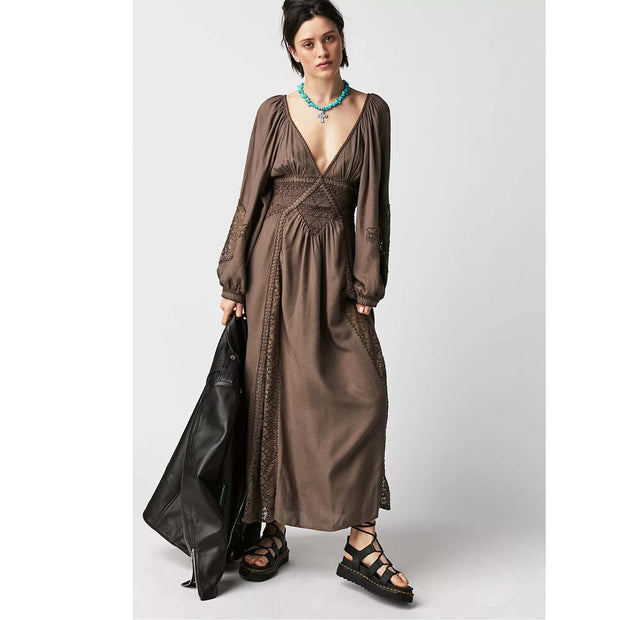 Free People Southwest Lace Maxi Dress S