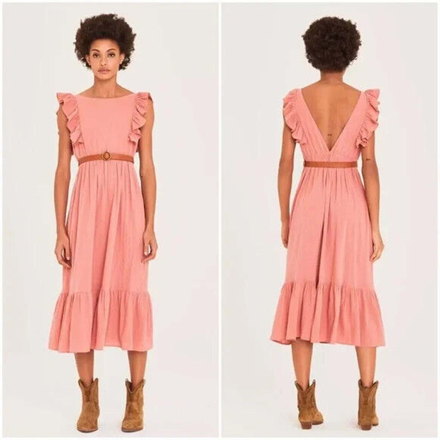 Ba&sh Joyce Midi Dress L-3