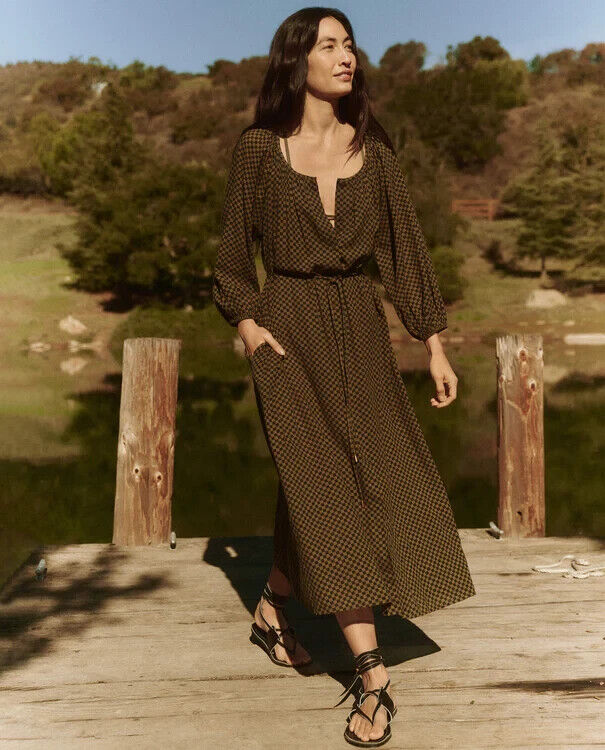 The Great The Shoreline Cover-Up Buttondown Midi Dress S-1