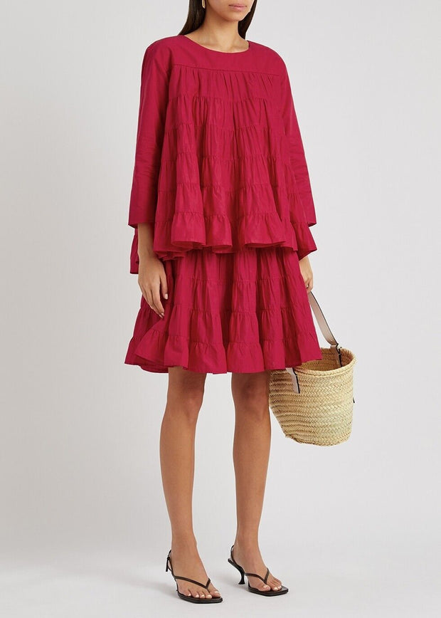 Merlette NYC Roos Tiered Solid Tunic Top XS