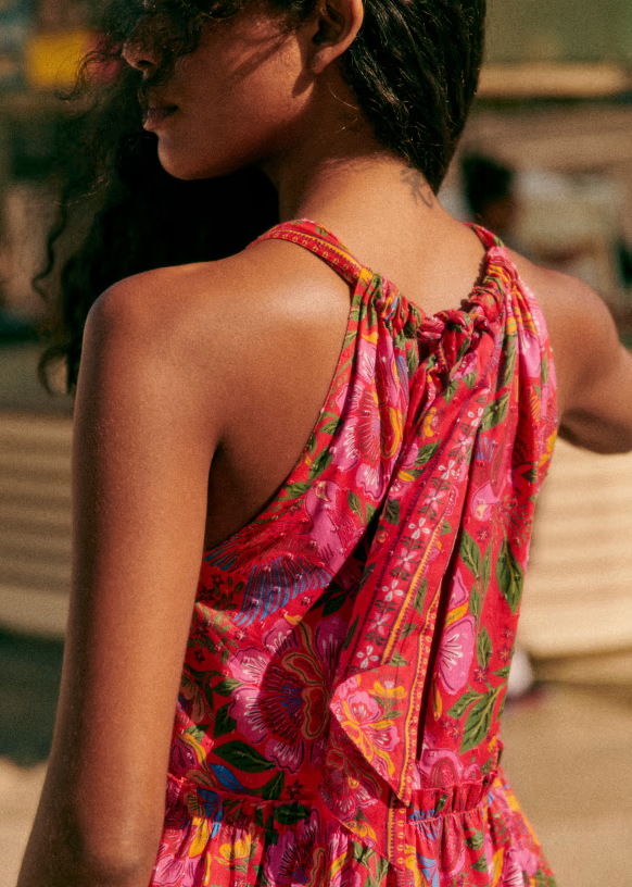 Sézane X Farm Rio Gabriela Mini Dress S-36