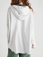 Free People Free Cloud Cardi Hooded Jacket Top M