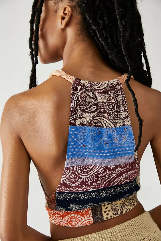 Free People Laila Cropped Tank Top