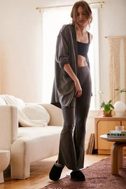 Out From Under Urban Outfitter Aria High-Waisted Cargo Flare Pant L