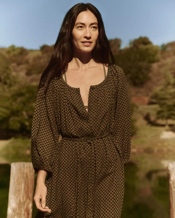 The Great The Shoreline Cover-Up Buttondown Midi Dress S-1