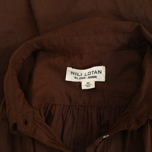 Nili Lotan Miles Tunic Shirt Top XS