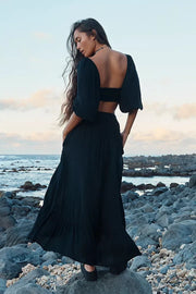 Free People Free-est Cross My Heart Maxi Dress S