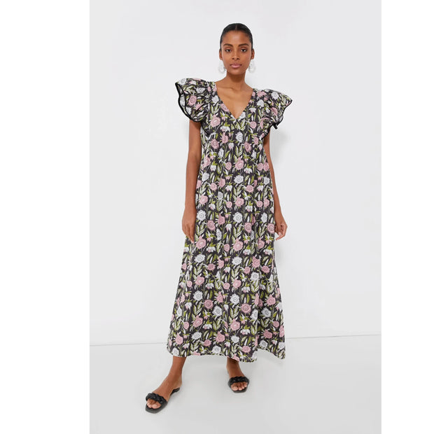 Saylor Anthropologie Floral Darya Maxi Dress