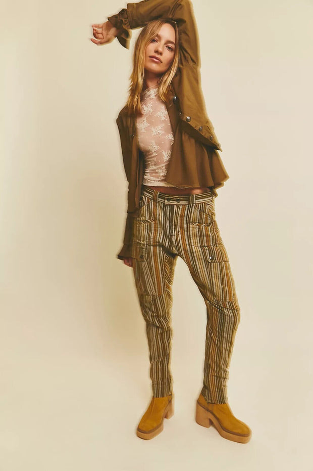 Free People Break The Rules Slim Pants S