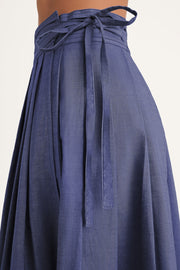 Merlette Aparejo Wrap Midi Skirt