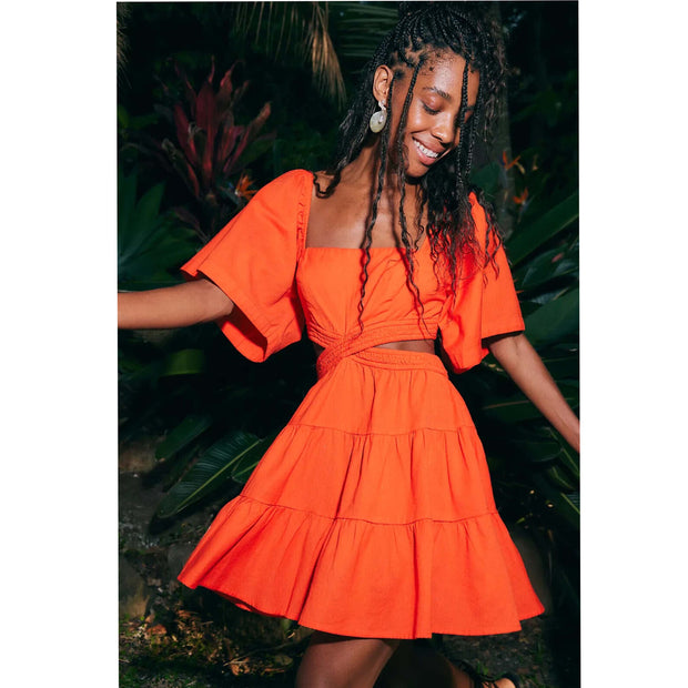 Free People Free-Est Cross of Sunlight Mini Dress M